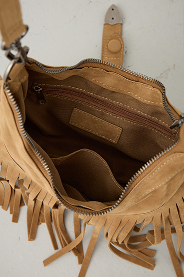 ウエスタンフリンジスエードバッグ 詳細画像