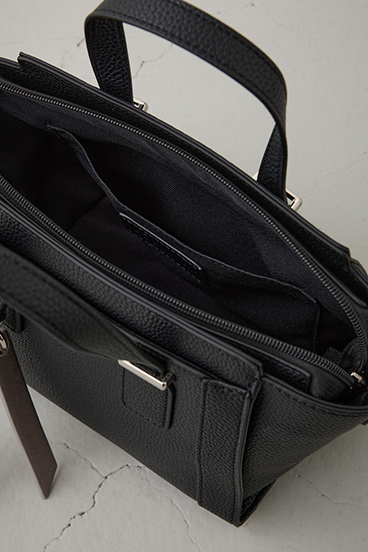 チャームセットトラペイズドバッグ 詳細画像