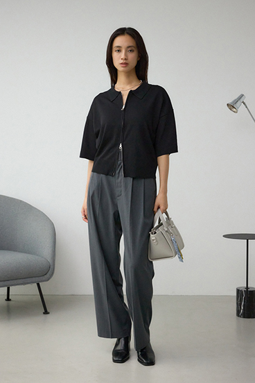 チャームセットトラペイズドバッグ 詳細画像