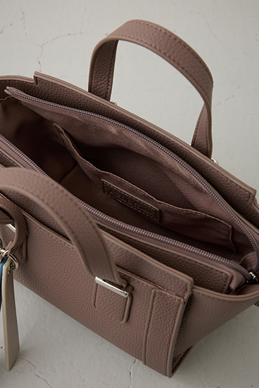 チャームセットトラペイズドバッグ 詳細画像