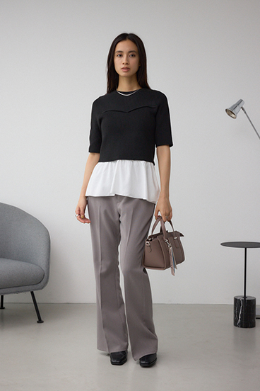 チャームセットトラペイズドバッグ 詳細画像