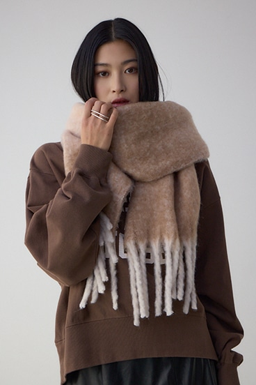 マルチデザインフラッフィーロングマフラー