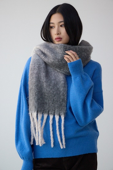 マルチデザインフラッフィーロングマフラー