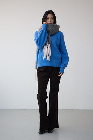 マルチデザインフラッフィーロングマフラー 詳細画像