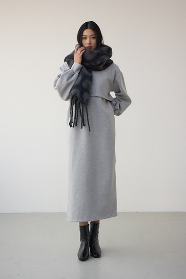 レオパードジャガードマフラー 詳細画像