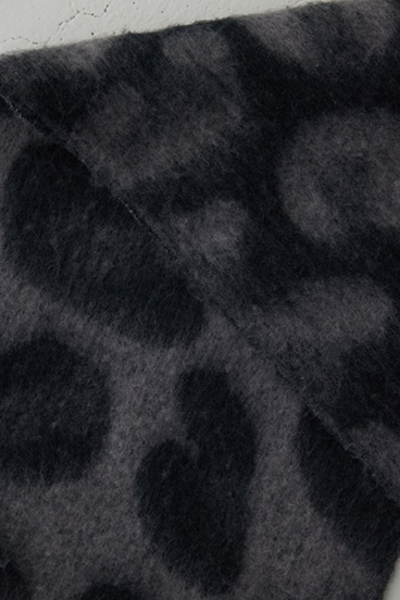 レオパードジャガードマフラー 詳細画像