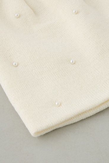 デコラティブリブニットビーニー 詳細画像