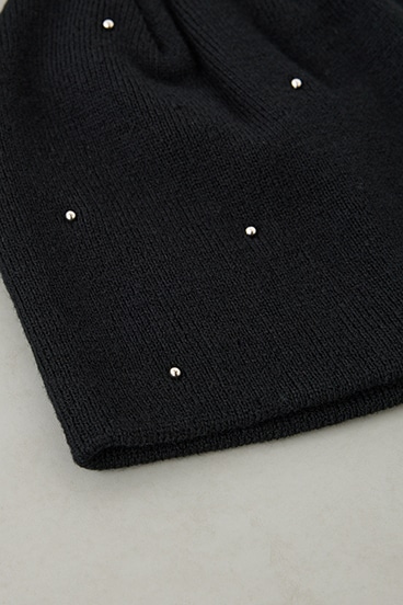 デコラティブリブニットビーニー 詳細画像