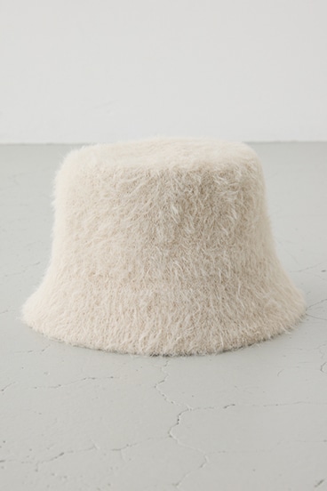 ミックスシャギーバケットハット 詳細画像