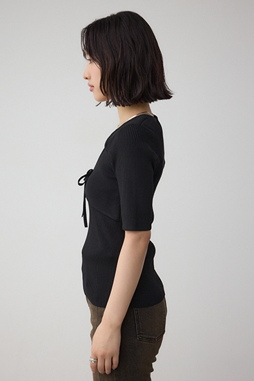 ビスチェレイヤードデザインニット 詳細画像