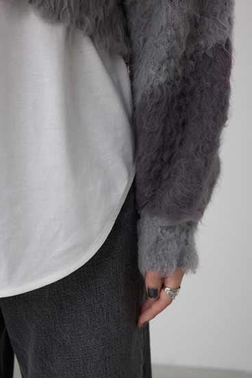 ブロッキンググラデーションカーディガン 詳細画像