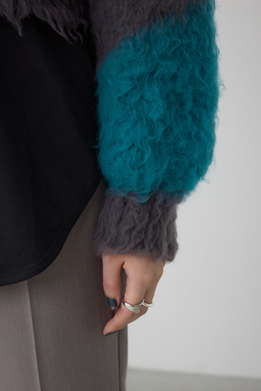 ブロッキンググラデーションカーディガン 詳細画像