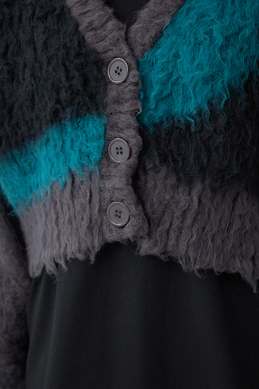 ブロッキンググラデーションカーディガン 詳細画像