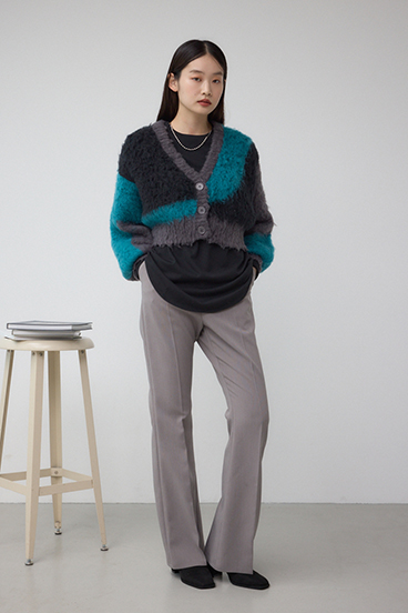 ブロッキンググラデーションカーディガン 詳細画像