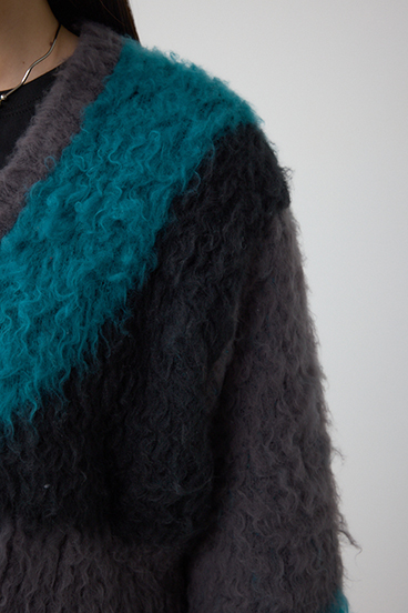 ブロッキンググラデーションカーディガン 詳細画像