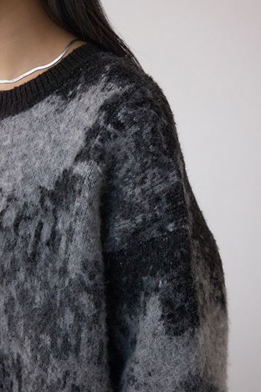 グラデーションジャガードニット 詳細画像