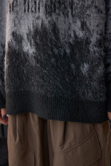 グラデーションジャガードニット 詳細画像