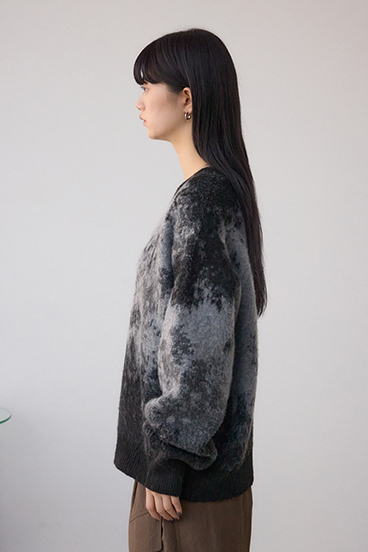 グラデーションジャガードニット 詳細画像