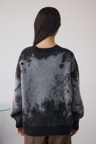 グラデーションジャガードニット 詳細画像