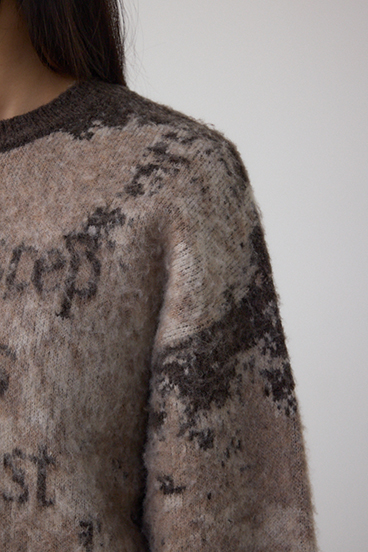 グラデーションジャガードニット 詳細画像