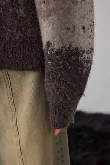 グラデーションジャガードニット 詳細画像