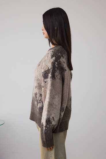 グラデーションジャガードニット 詳細画像