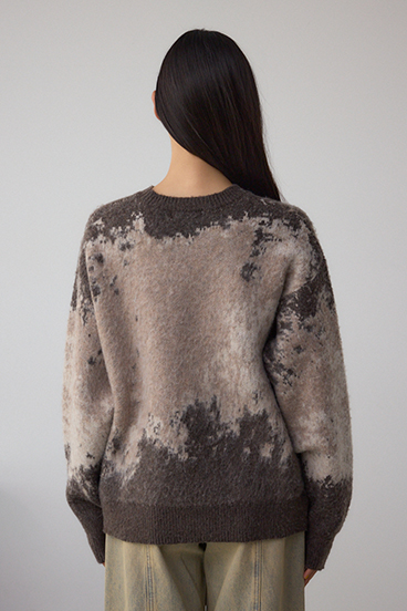 グラデーションジャガードニット 詳細画像