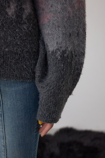 グラデーションジャガードニット 詳細画像