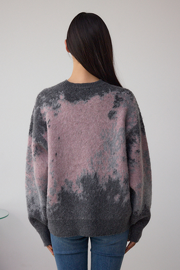 グラデーションジャガードニット 詳細画像