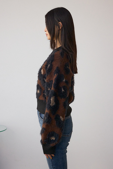 アソートパターンクルーネックニット 詳細画像