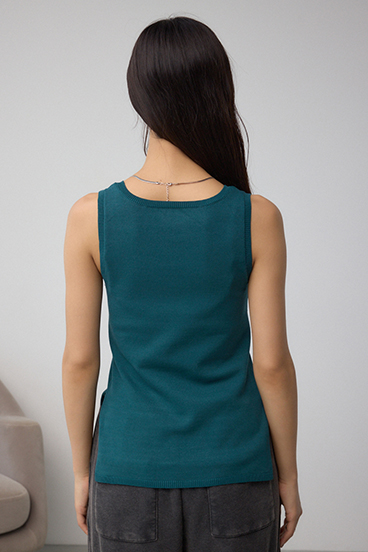 ジップアンサンブルニット 詳細画像