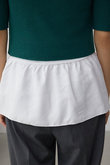 ペプラムインナーセットニット 詳細画像