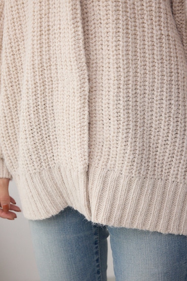 スパンコールニットカーディガン 詳細画像