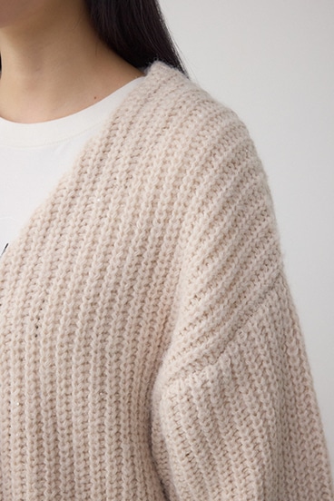 スパンコールニットカーディガン 詳細画像