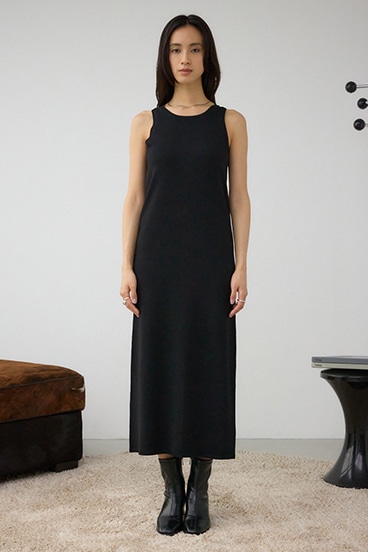 ジップアンサンブルニットワンピース 詳細画像