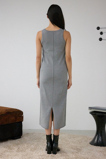 ジップアンサンブルニットワンピース 詳細画像