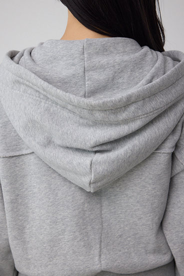 ジップアップダメージフーディー 詳細画像