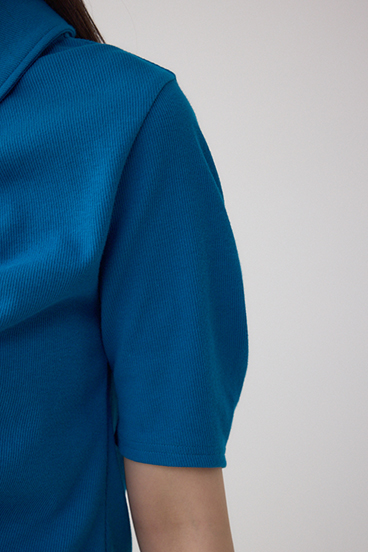 フロントギャザーポロトップス 詳細画像