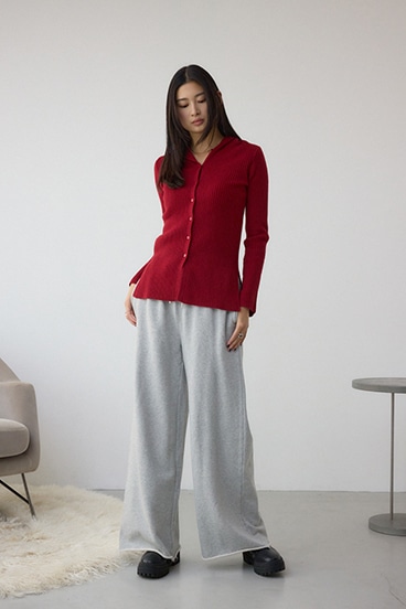 ヴィンテージ加工スウェットパンツ 詳細画像