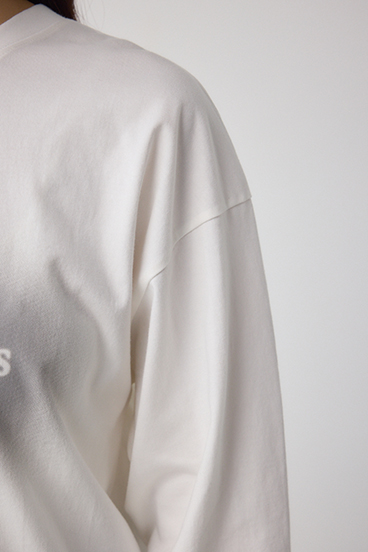 グラデーションロゴルーズロングTシャツ 詳細画像