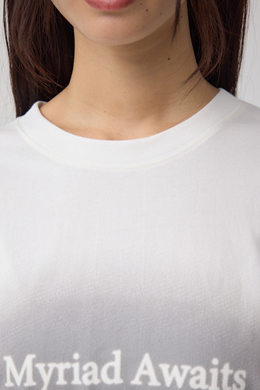 グラデーションロゴルーズロングTシャツ 詳細画像