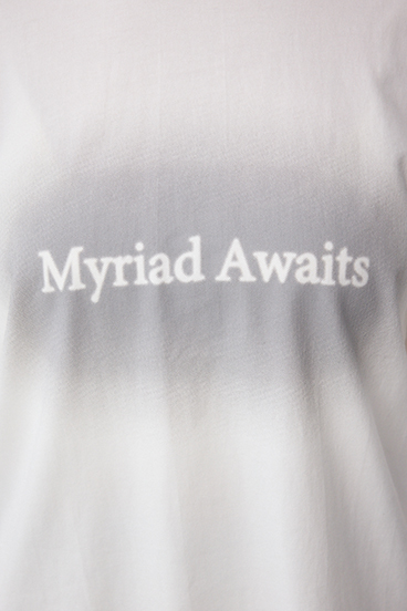 グラデーションロゴルーズロングTシャツ 詳細画像