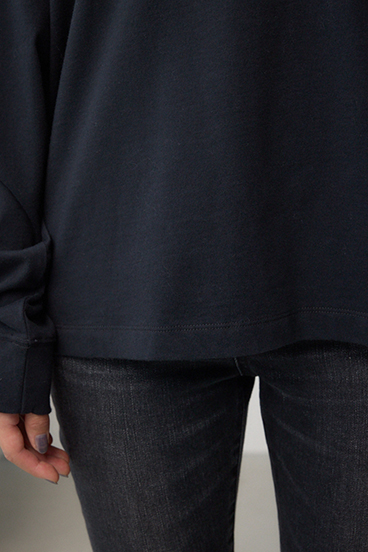 グラデーションロゴルーズロングTシャツ 詳細画像