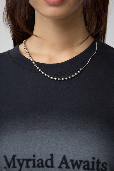 グラデーションロゴルーズロングTシャツ 詳細画像