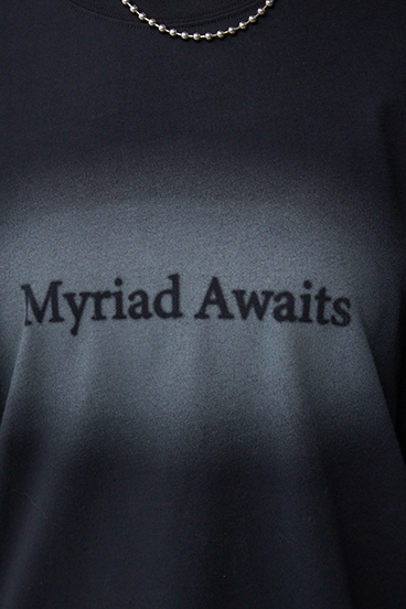 グラデーションロゴルーズロングTシャツ 詳細画像