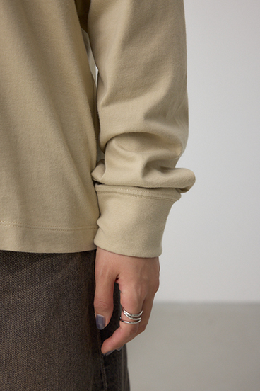 グラデーションロゴルーズロングTシャツ 詳細画像