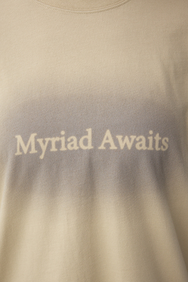 グラデーションロゴルーズロングTシャツ 詳細画像