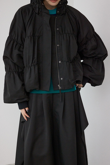 【PLUS】ギャザーバルーンブルゾン 詳細画像