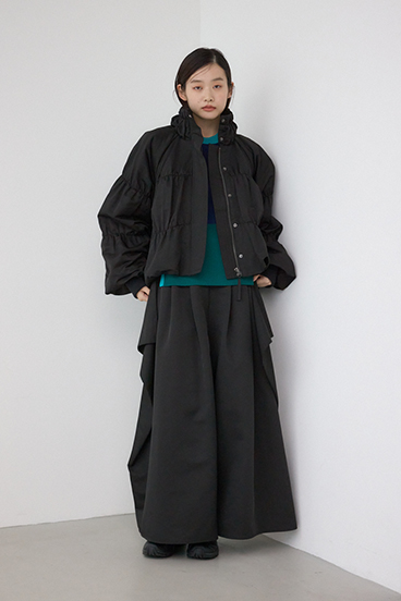 【PLUS】ギャザーバルーンブルゾン 詳細画像