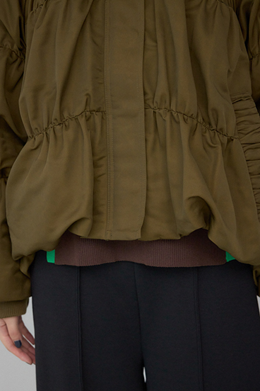 【PLUS】ギャザーバルーンブルゾン 詳細画像